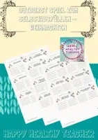 Vorschau - Spiele - Outburst Spiel zum Selbstausfüllen - Weihnachten - Deckblatt