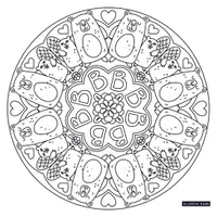 Vorschau - Mal- und Bastelvorlagen - Malbuch 53 ABC-Mandalas zum Ausmalen als Kopiervorlage - Seite 2