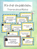 Vorschau - Präsentationen/Tafelbilder - Kirche - Themenleine/ Reihentransparenz - Deckblatt
