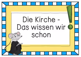 Vorschau - Präsentationen/Tafelbilder - Kirche - Themenleine/ Reihentransparenz - Seite 3