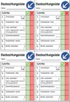 Vorschau - Arbeitsblätter - Checkliste - Hindernisse richtig umfahren (Verkehrserziehung) - Seite 3