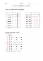 Vorschau - Arbeitsblätter - Längen umrechnen Zentimeter und Meter - Seite 2