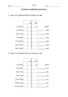 Vorschau - Arbeitsblätter - Längen umrechnen Zentimeter und Meter - Seite 3