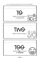 Vorschau - Arbeitsblätter - Anchor Charts - Homophones "two/to/too - Seite 2