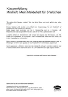 Vorschau - Anderer Materialtyp - Mein Meldeheft - Mehr Beteiligung im Unterricht - Seite 1
