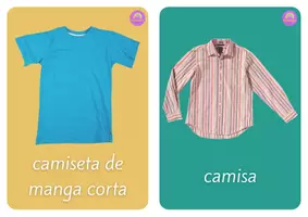 Aperçu - Jeux - Flashcards avec du vocabulaire sur les vêtements en ESPAGNOL - Flashcards con vocabulario sobre Ropa - Page 3