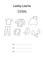 Vorschau - Arbeitsblätter - Lamby Learns Clothing - Lamby lernt Kleidung-4. Klasse - Seite 1