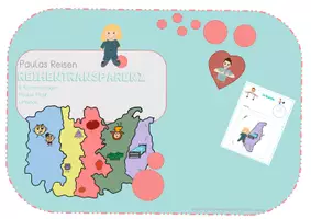 Vorschau - Arbeitsblätter - Materialpaket - Paulas Reisen -Gebärdensprache - Seite 1