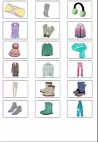 Vorschau - selbst erstellte Cliparts/Grafiken - Winterkleidung - Symbole zum Einkleben fürs Vokabelheft - DaZ - Deckblatt