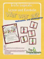 Vorschau - Spiele - Erste Logicals- Lesen und Knobeln - Wer war es? Weihnachts- und Winteredition - Deckblatt