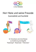Vorschau - Arbeitsblätter - Herr Note und seine Freunde - Deckblatt