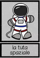 Vorschau - Bildkarten - LO SPAZIO (Weltraum) - Bild- und Wortkarten (Italienisch) - Seite 2