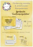 Vorschau - Spiele - Spiele- und Übungskartei - Emotionsregulation - Deckblatt
