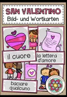 Vorschau - Bildkarten - SAN VALENTINO (Valentinstag) - Bild- und Wortkarten (Italienisch) - Deckblatt