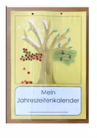 Vorschau - Mal- und Bastelvorlagen - Jahreszeiten Kalender für 1.JGST - WG Kunst - Seite 1