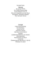 Vorschau - Stundenentwürfe - Unterrichtsmaterial zu ›Verrat‹ von Cornelia Franz - Seite 2