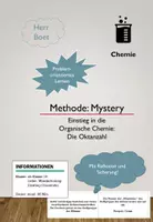 Vorschau - Stundenentwürfe - Mystery: Einstieg in die Organische Chemie (Oktanzahl) - Deckblatt