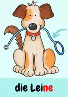 Vorschau - Bildkarten - Bildkarten Hunde (in Silbenschreibweise) - Seite 1