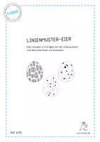 Vorschau - Mal- und Bastelvorlagen - Linienmuster-Eier - Seite 1