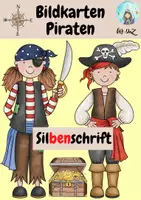 Vorschau - Bildkarten - Bildkarten Piraten (in Silbenschreibweise) - Deckblatt