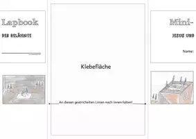 Vorschau - Arbeitsblätter - (buntes) Mini-Lapbook zum Gelähmten Klasse 2 - Seite 3