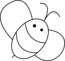 Aperçu - Matériel pour travaux manuels / dessin - Coloriage Abeille - Page 1