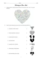 Vorschau - Arbeitsblätter - Wortschatz Liebe A2 DaF DaZ / Valentinstag - als PDF & Word - Seite 1