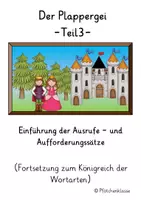 Vorschau - Präsentationen/Tafelbilder - Einführung der Satzarten Aufforderungssatz "Der Plappergei" - Seite 2