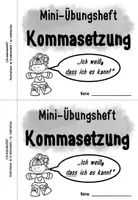 Vorschau - Arbeitsblätter - Kommasetzung (Mini-Übungsheft) - Seite 1