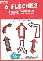 Aperçu - Cliparts/Visuels - Cliparts • flèches • à usage commercial uniquement à des fins éducatives - Page de couverture