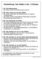 Vorschau - Unterrichtsreihen - Wetter im Sachunterricht - Seite 1