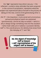 Vista previa - Tarjetas / Manipulativos - Mead's theory of self -I and Me - página 1