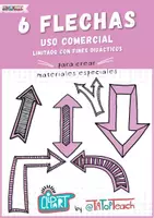 Vista previa - Elementos para la creación de materiales - Cliparts • flechas • para uso comercial solo con fines educativos - Portada