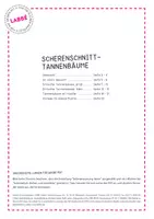 Vorschau - Mal- und Bastelvorlagen - Scherenschnitt Tannenbäume - Seite 2