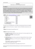 Vorschau - Arbeitsblätter - sichere Passwörter - Deckblatt