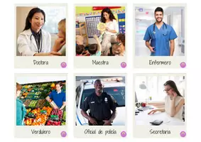 Aperçu - Jeux - Flashcards avec du vocabulaire sur les professions en ESPAGNOL - Flashcards con vocabulario sobre Profesiones - Page 2