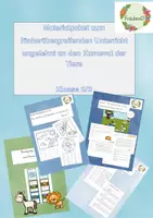 Vorschau - Arbeitsblätter - Fächerübergreifendes Materialpaket zum Karneval der Tiere - Deckblatt