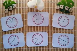 Aperçu - Jeux - Jeu Flashcards - Apprendre à lire l'heure - Page de couverture