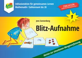 Vorschau - Fördermaterial/Inklusion - Blitz-Aufnahme 1: Karten zur simultanen Mengenerfassung - Deckblatt