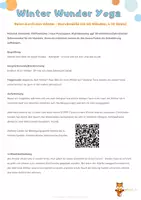 Vorschau - Arbeitsblätter - Yoga 'Winter-Wunder-Welt' Poster (max. A3) & Bewegungsgeschichte - Seite 1