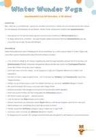 Vorschau - Arbeitsblätter - Yoga 'Winter-Wunder-Welt' Poster (max. A3) & Bewegungsgeschichte - Seite 2