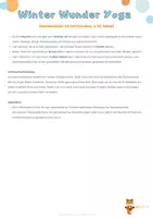 Vorschau - Arbeitsblätter - Yoga 'Winter-Wunder-Welt' Poster (max. A3) & Bewegungsgeschichte - Seite 3
