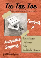 Vorschau - Unterrichtsreihen - Tic Tac Toe - Bohrmaschinenführerschein - Werken - Deckblatt