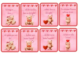 Vorschau - Arbeitsblätter - Komplimente zum Valentinstag – Wertschätzung & Klassengemeinschaft stärken - Seite 1