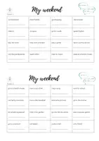 Vorschau - Arbeitsblätter - Find someone who... My weekend - Seite 2