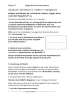 Vorschau - Arbeitsblätter - MALEREI MIT SPIEGELDRUCK: Blumen am Gewässer für die Unterstufe - Seite 1