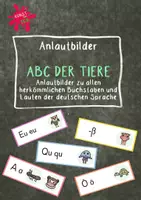 Vorschau - Fördermaterial/Inklusion - #edukisummer 53 Anlautbilder ABC der Tiere - Druckschrift - Tafelmaterial, Anlautplakate, Anlautposter, Buchstabenposter, Buchstabenschilder - Deckblatt