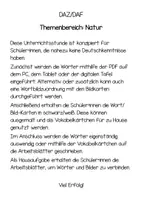Vorschau - Arbeitsblätter - DAZ DAF Materialpaket Themenbereich Natur - Seite 2