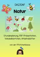 Vorschau - Arbeitsblätter - DAZ DAF Materialpaket Themenbereich Natur - Deckblatt