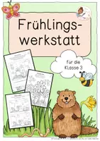 Vorschau - Arbeitsblätter - Frühling - Werkstatt für die Klasse 3 (Frühlingswerkstatt) - Deckblatt